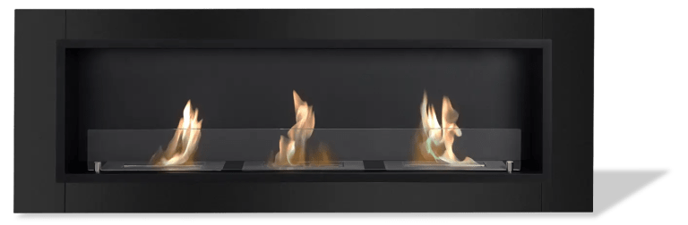 Chimenea Empotrada Negra - con alcohol - IGNIS Mexico
