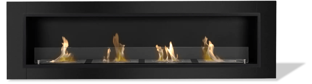 Chimenea Empotrada Negra - de etanol - IGNIS Mexico