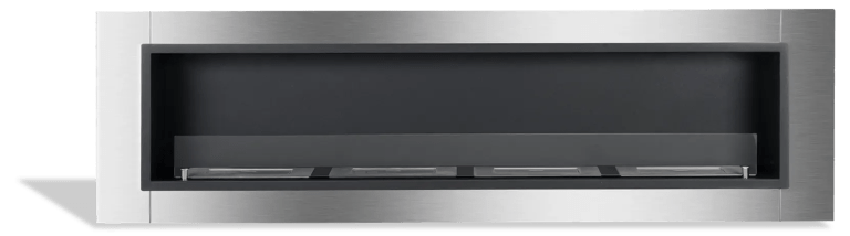 Chimenea Empotrada Plata - de etanol - IGNIS Mexico